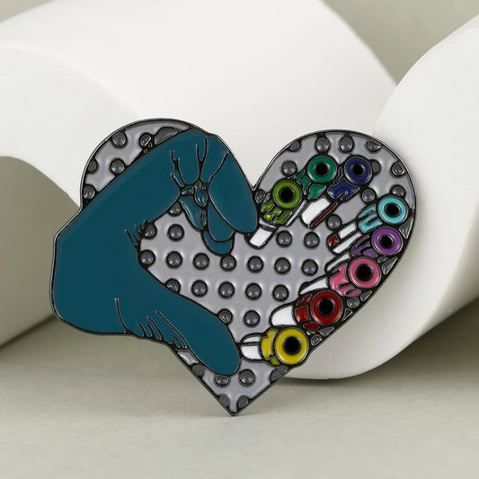 Cartoon Medical Enamel Pin Brooch