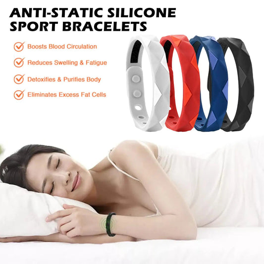 MagikBand™ Silicone Negative Ion Sports Bracelet MedikStat