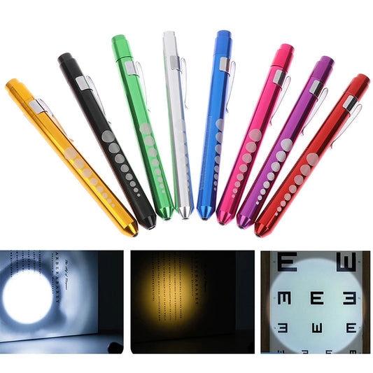 LED Medical Penlight with Pupil Gauge