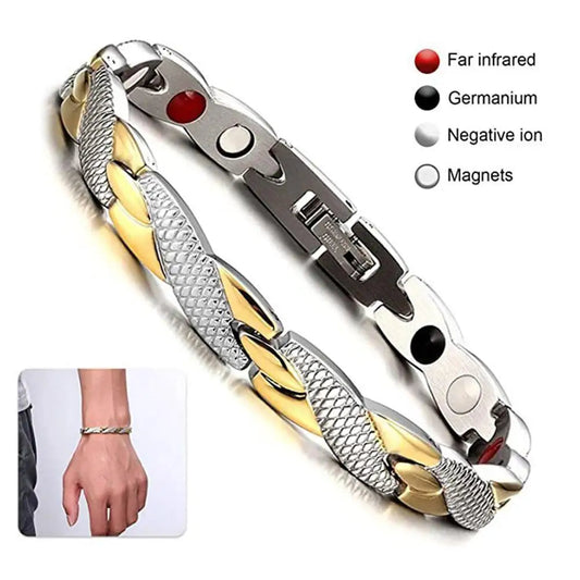 EmpoWrist™ Dragon Pattern Magnetic Therapy Bracelet MedikStat