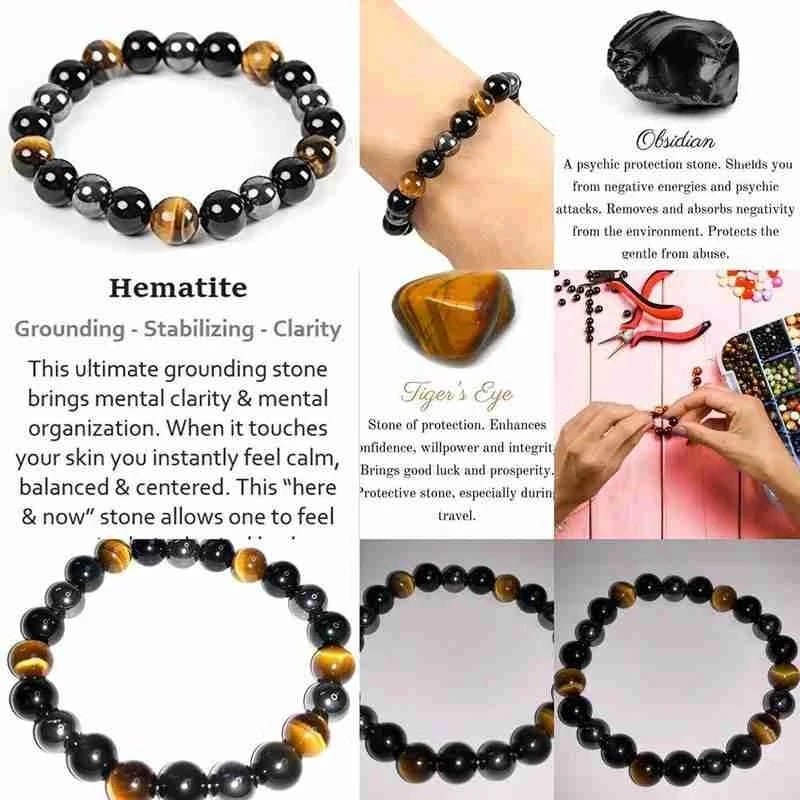 Irexius™ Natural Black Obsidian MedikStat