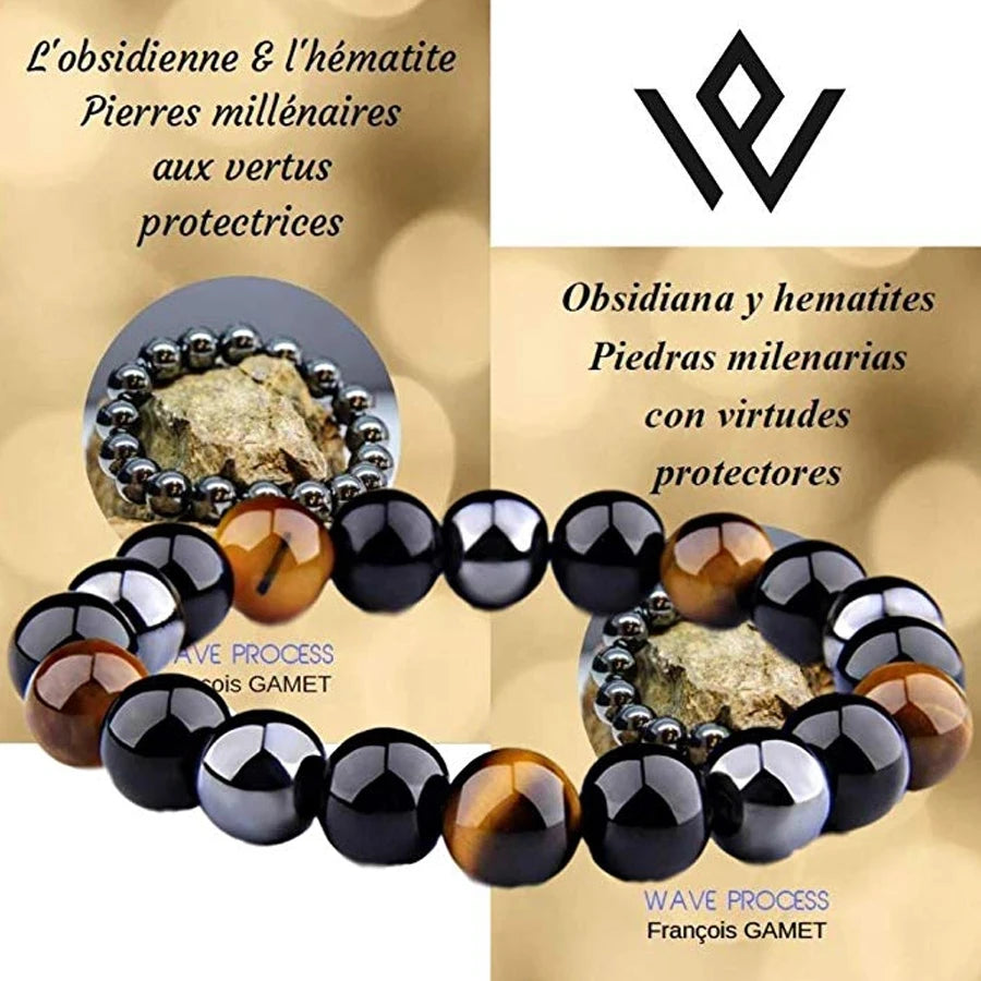 Irexius™ Natural Black Obsidian MedikStat