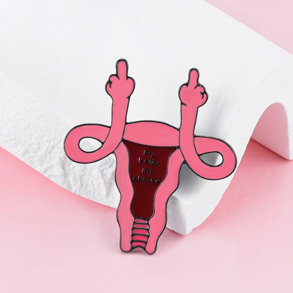 Cartoon Medical Enamel Pin Brooch