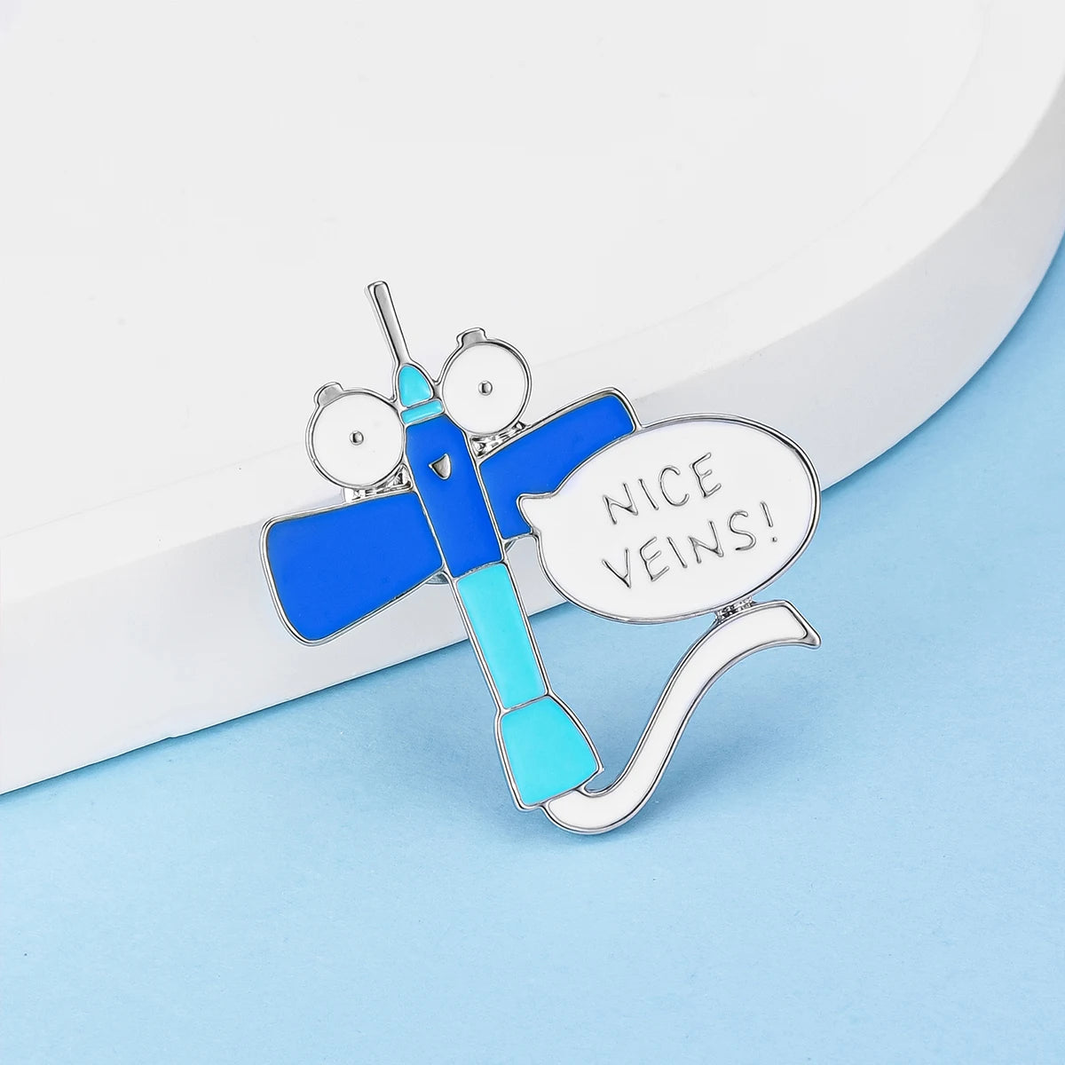Cartoon Medical Enamel Pin Brooch