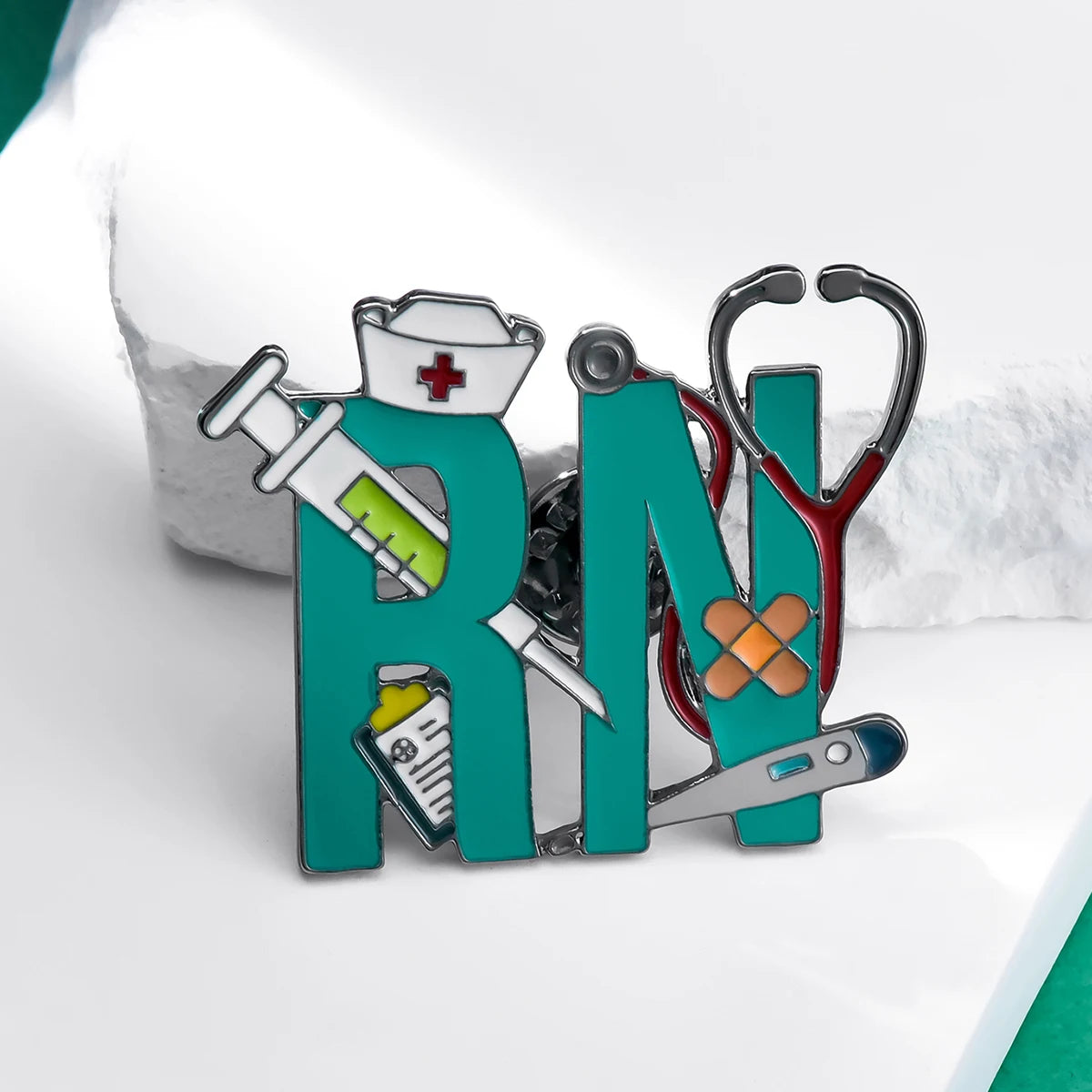 Cartoon Medical Enamel Pin Brooch