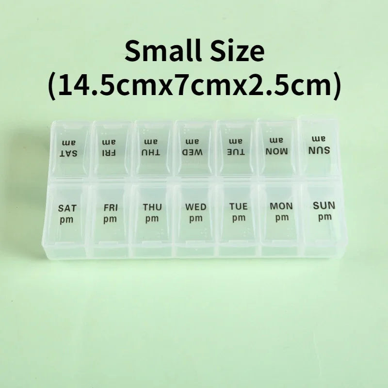 PillBox™ Weekly Portable Travel Pill Organizer My Store