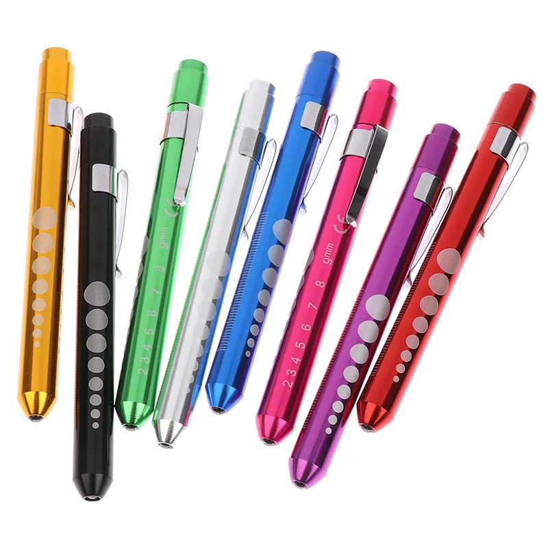 LED Medical Penlight with Pupil Gauge