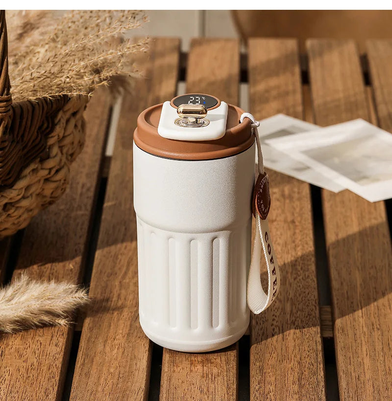 ThermoSmart™ 450ml Smart Temperature Display Vacuum Flask MedikStat