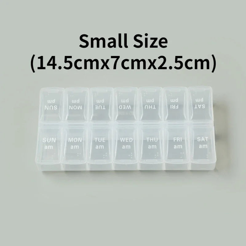 PillBox™ Weekly Portable Travel Pill Organizer My Store