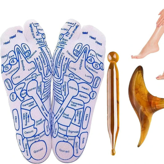 Irelieve™ Reflexology Socks with Massage Tool MedikStat