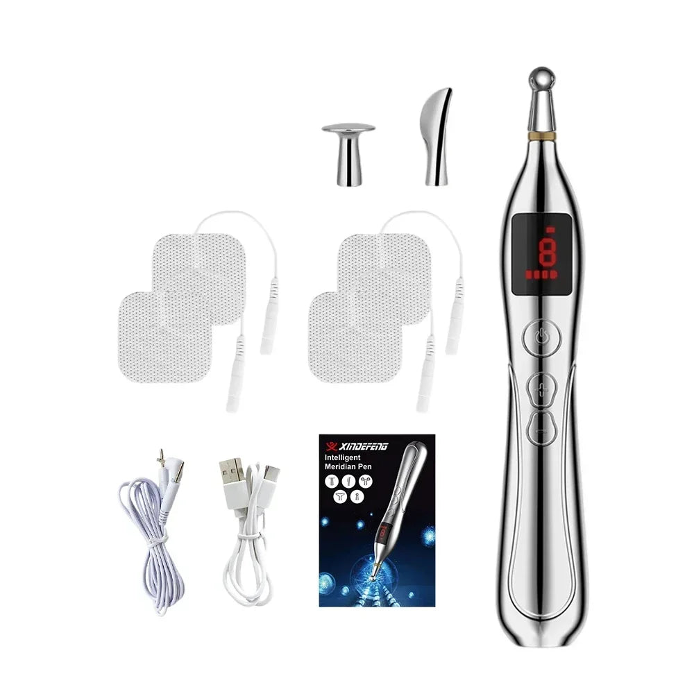 Meridian Acupuncture Pen with Electronic Laser Pointer TENS, EMS set