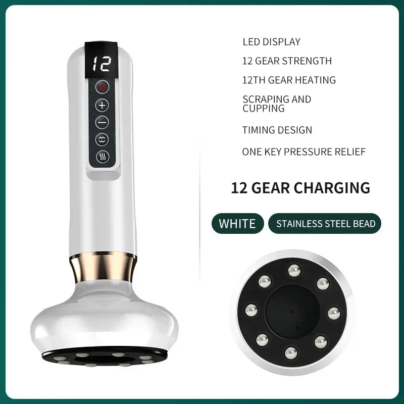 Yogaum™ Tricolor Electric GuaSha Massager MedikStat