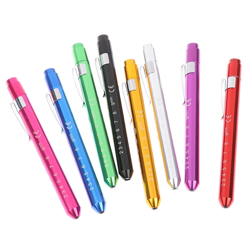 LED Medical Penlight with Pupil Gauge