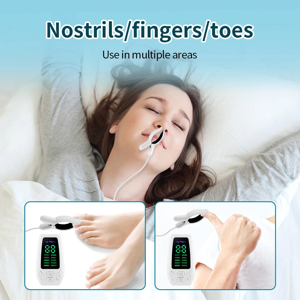 Sleep Aid Device with Clips for Relaxation