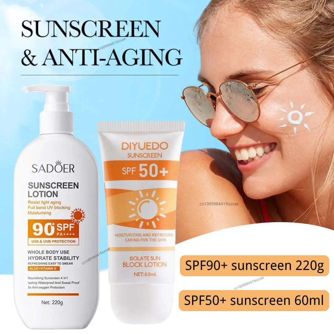 Solarium™ SPF 90+ / SPF 50+ Sunscreen Combo MedikStat