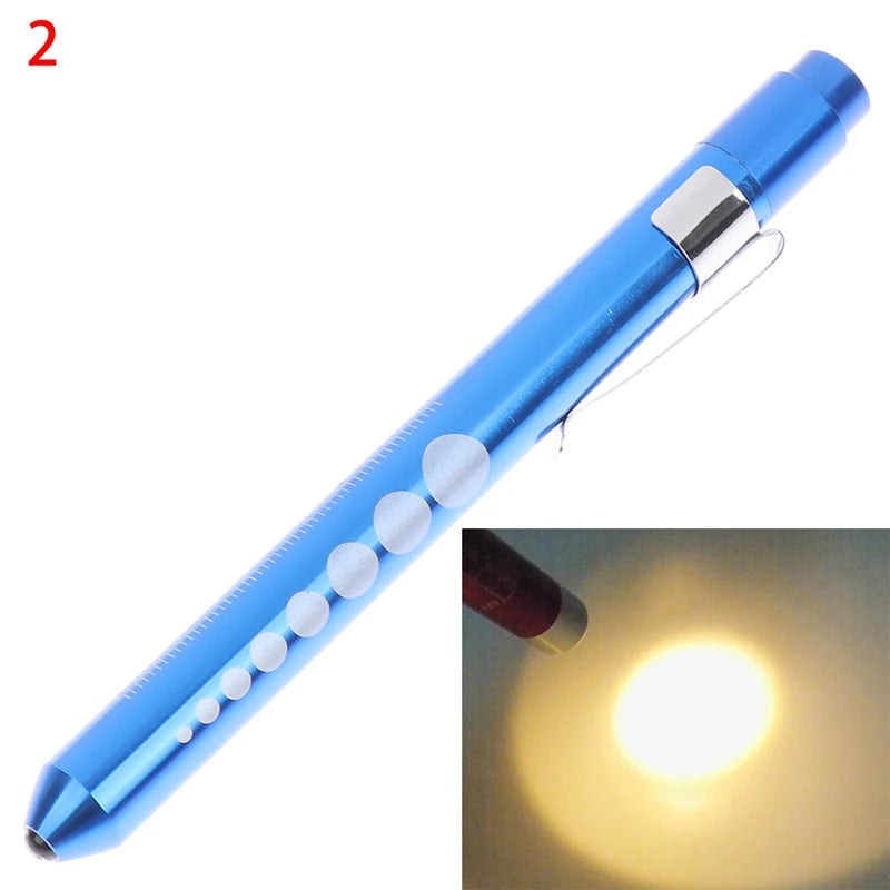 LED Medical Penlight with Pupil Gauge