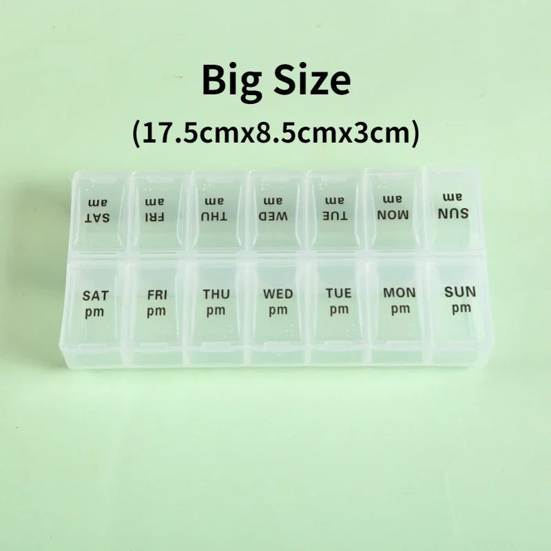 PillBox™ Weekly Portable Travel Pill Organizer My Store