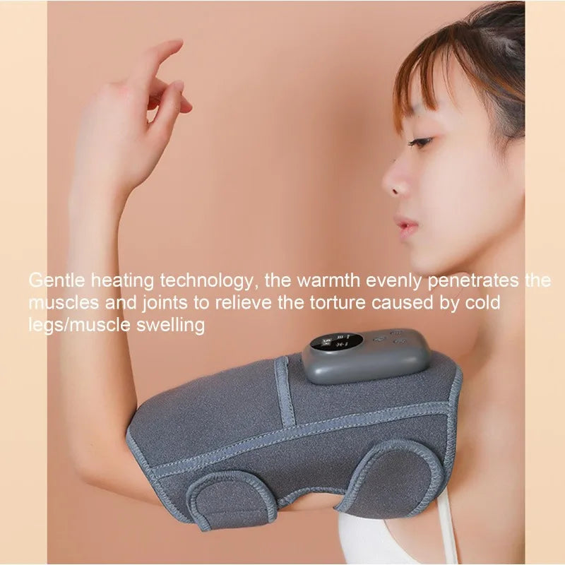 Electric Massager for Knee and Shoulder with Red Light Therapy