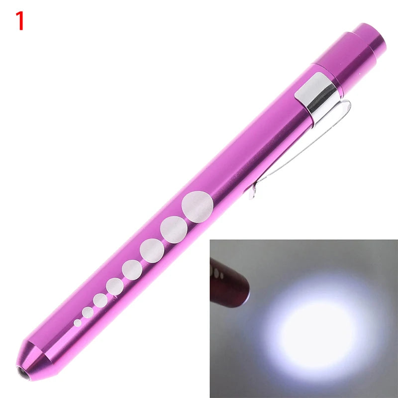 LED Medical Penlight with Pupil Gauge