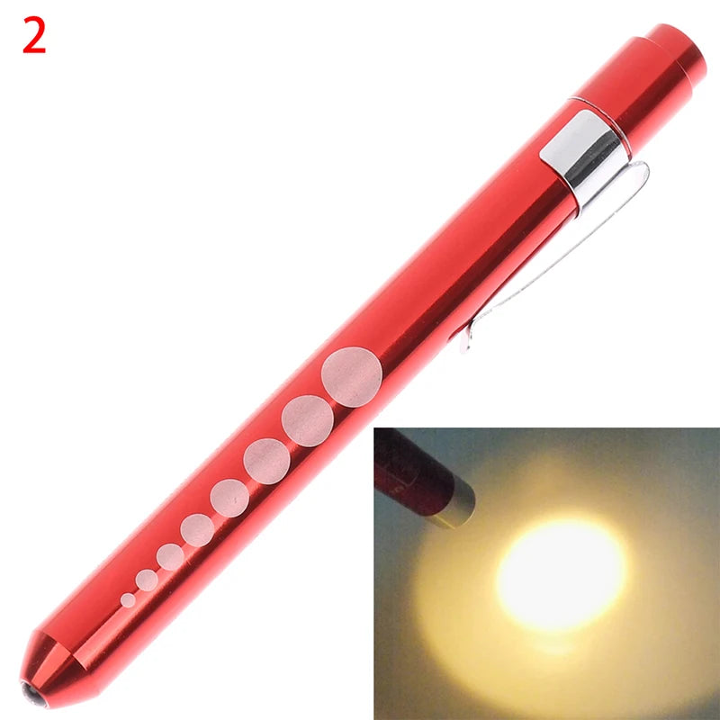 LED Medical Penlight with Pupil Gauge