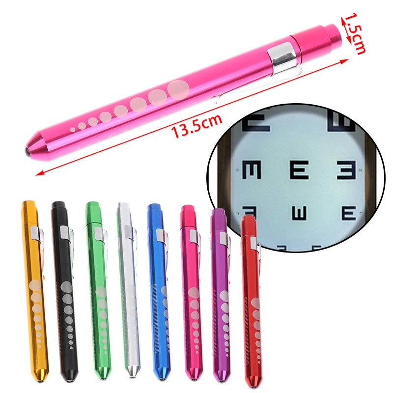 LED Medical Penlight with Pupil Gauge