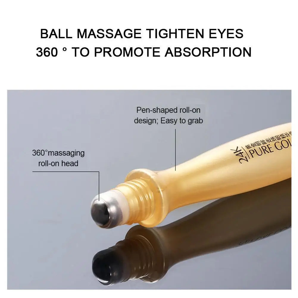 Luxorile™ 24K Gold Bright Eye Roller MedikStat