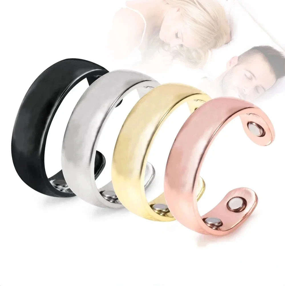 Magnetic-inspired Acupressure Ring for Restful Nights