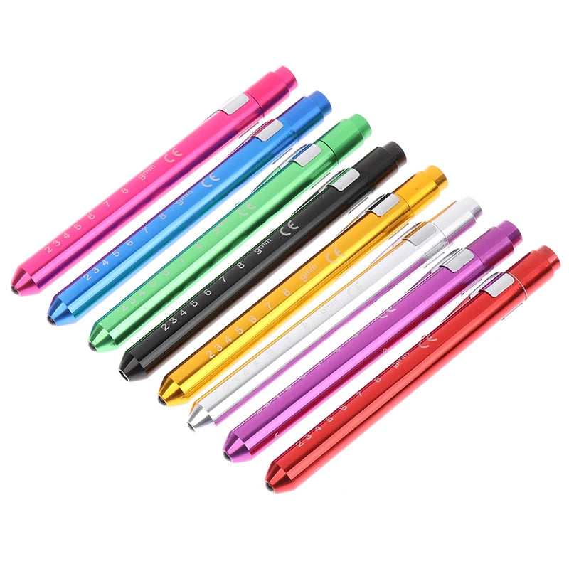 LED Medical Penlight with Pupil Gauge