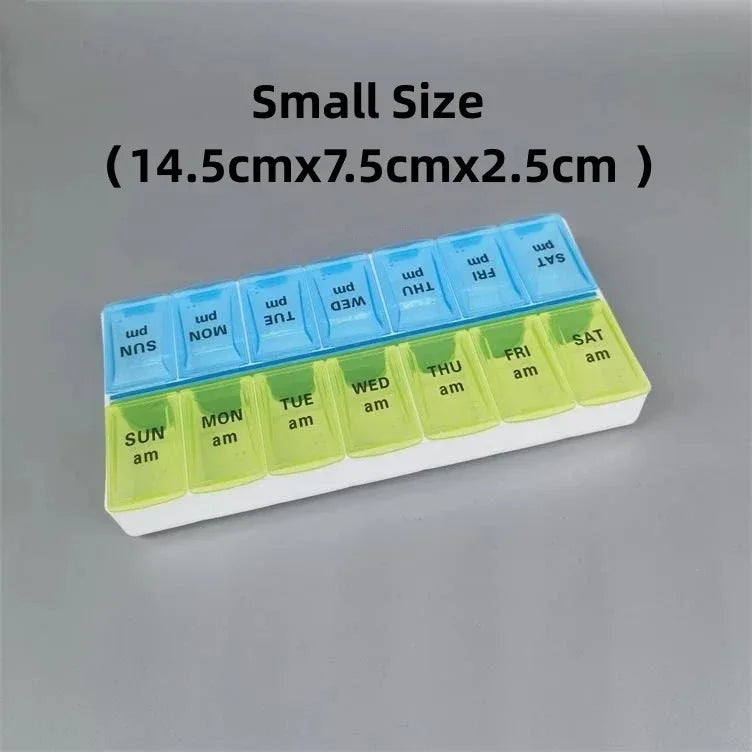 PillBox™ Weekly Portable Travel Pill Organizer My Store