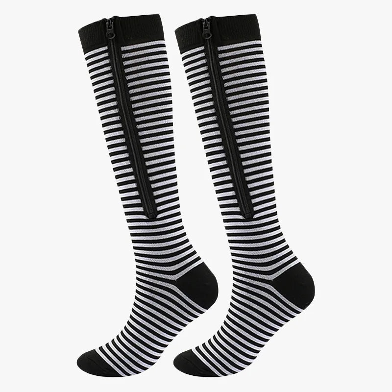 Zipper Compression Socks Unisex