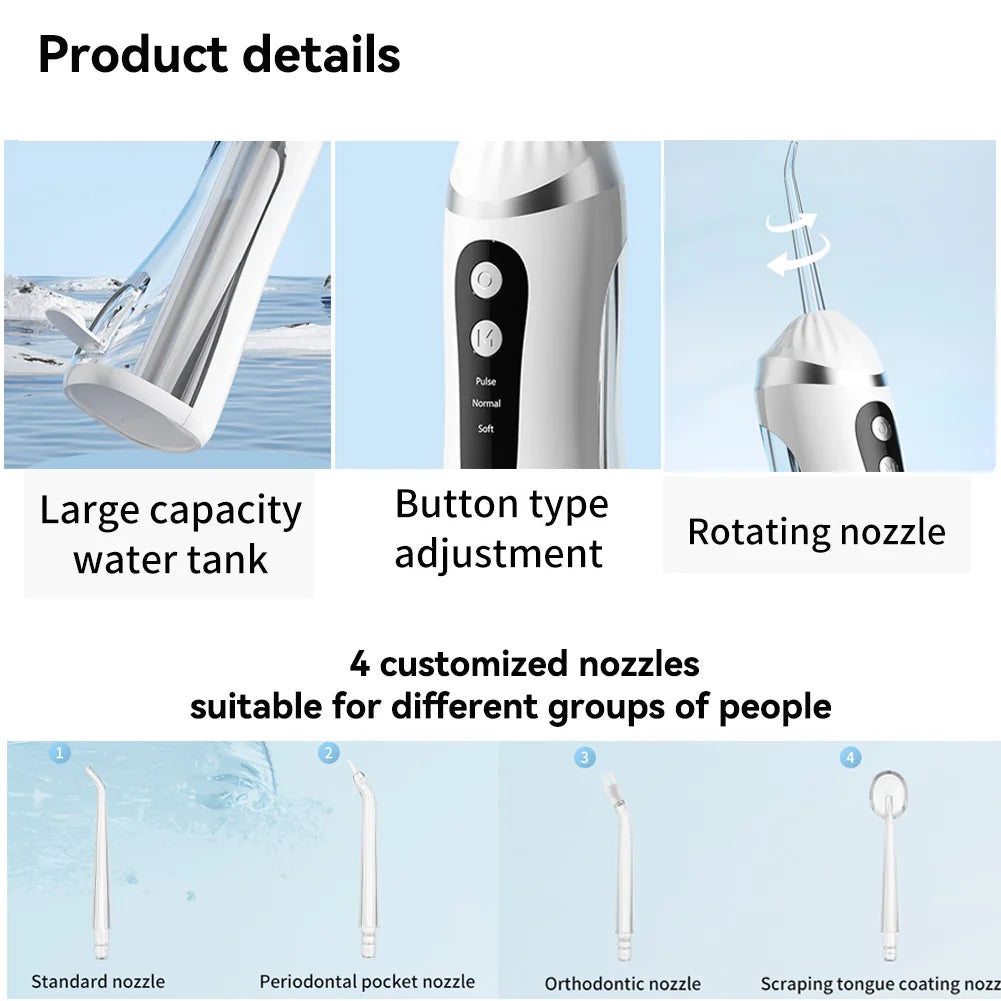 Dental Water Flosser (Rechargeable)