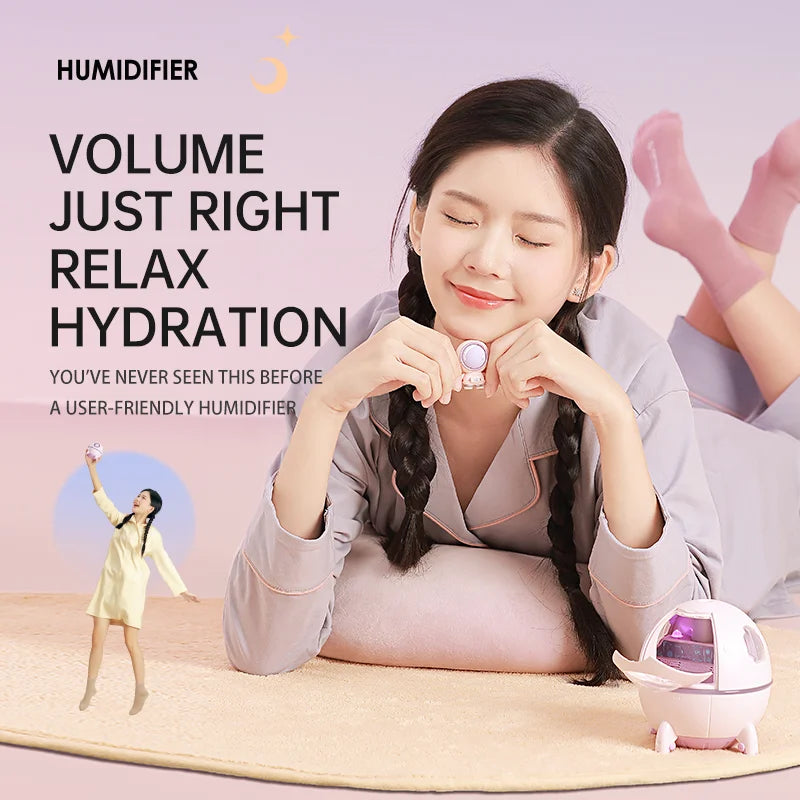 Portable Astronaut Ultrasonic Humidifier