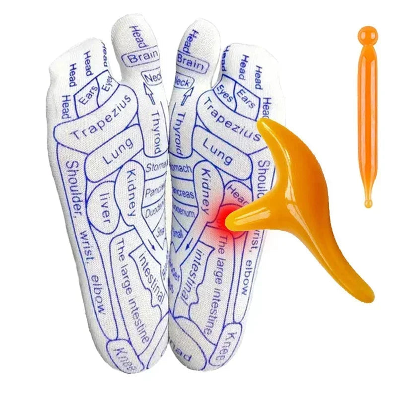 Irelieve™ Reflexology Socks with Massage Tool MedikStat