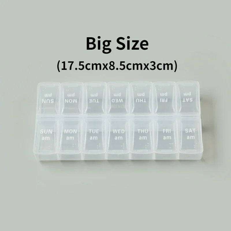 PillBox™ Weekly Portable Travel Pill Organizer My Store