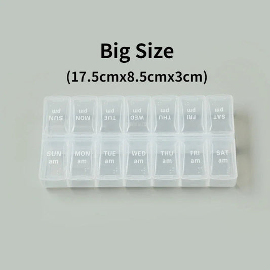 PillBox™ Weekly Portable Travel Pill Organizer My Store