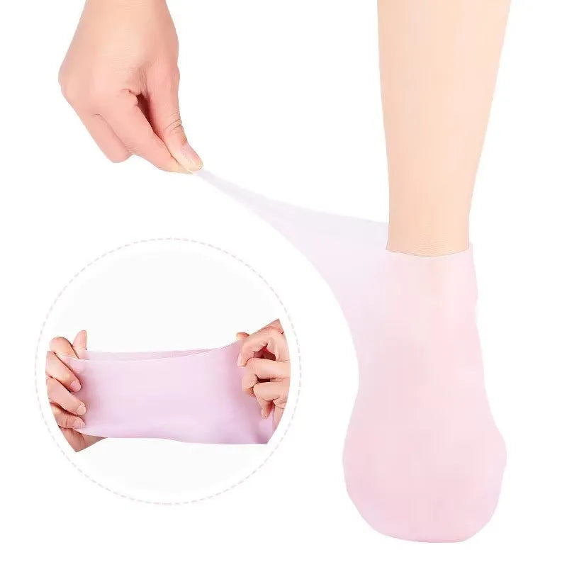 Hand & Feet SPA Socks & Gloves with Anti Slip Silicone