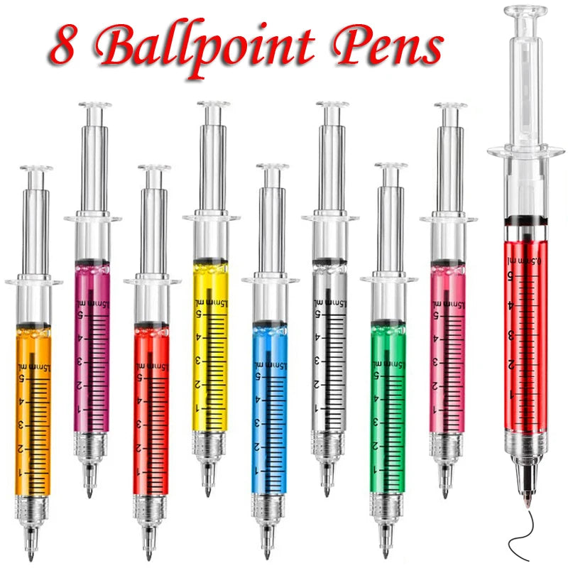 Syringe Style Ballpoint Pen