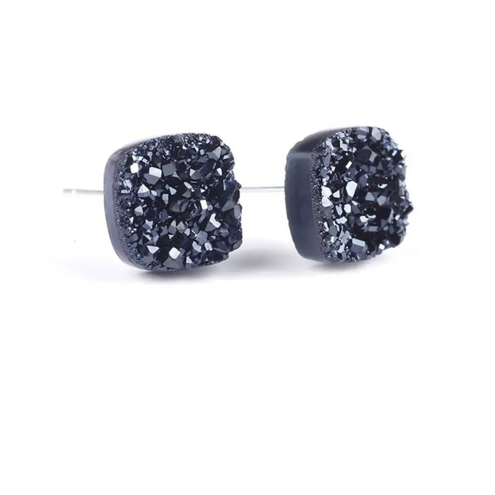 Acupuncture Magnetic Germanium Stud Earrings