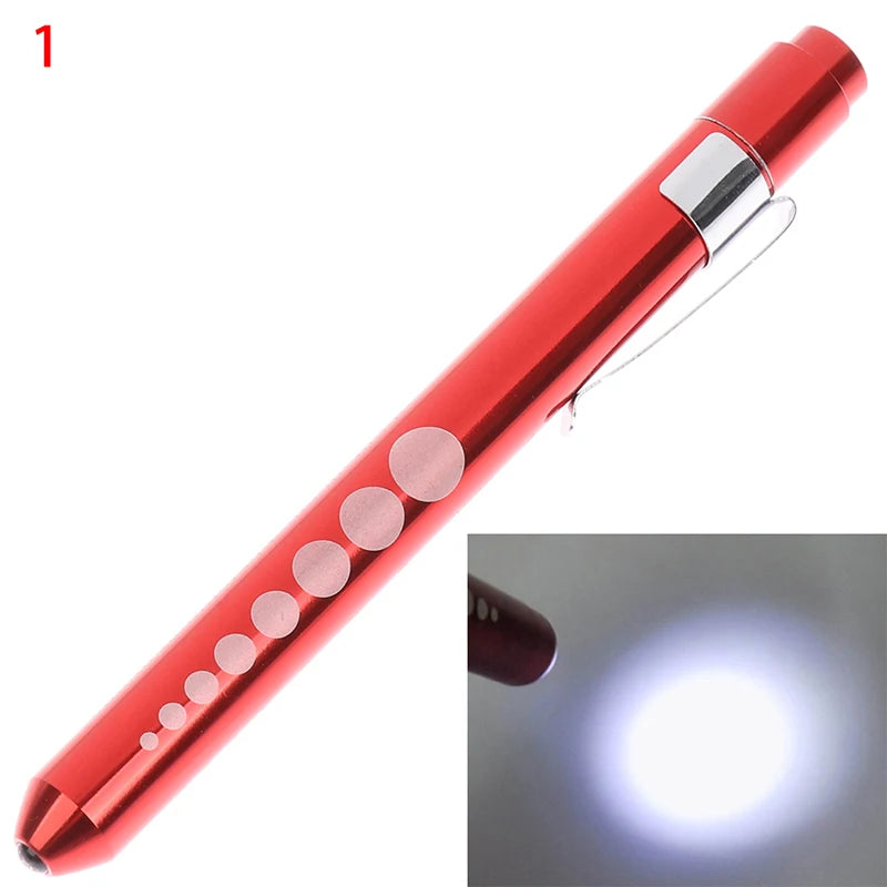 LED Medical Penlight with Pupil Gauge