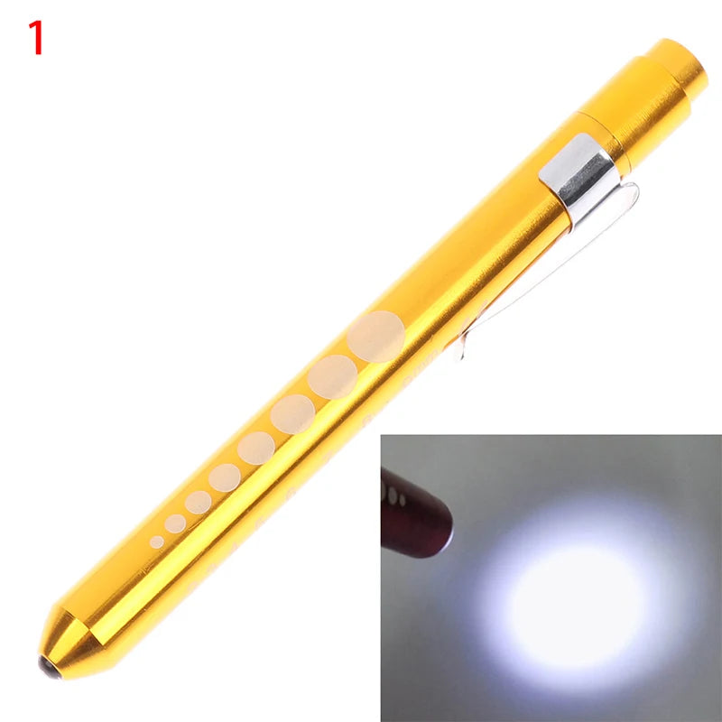 LED Medical Penlight with Pupil Gauge