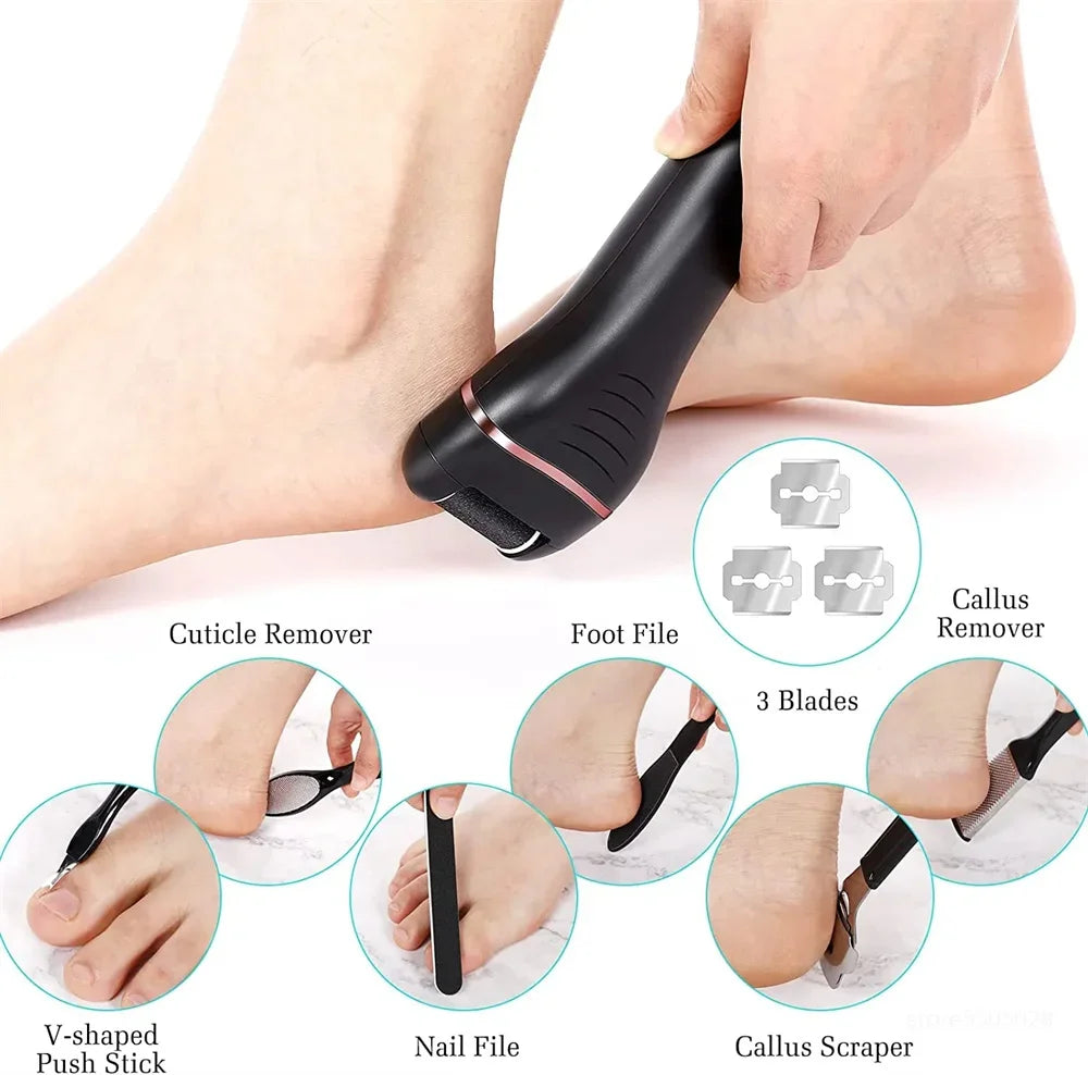 PediFix™ Rechargeable Electric Foot File Grinder MedikStat