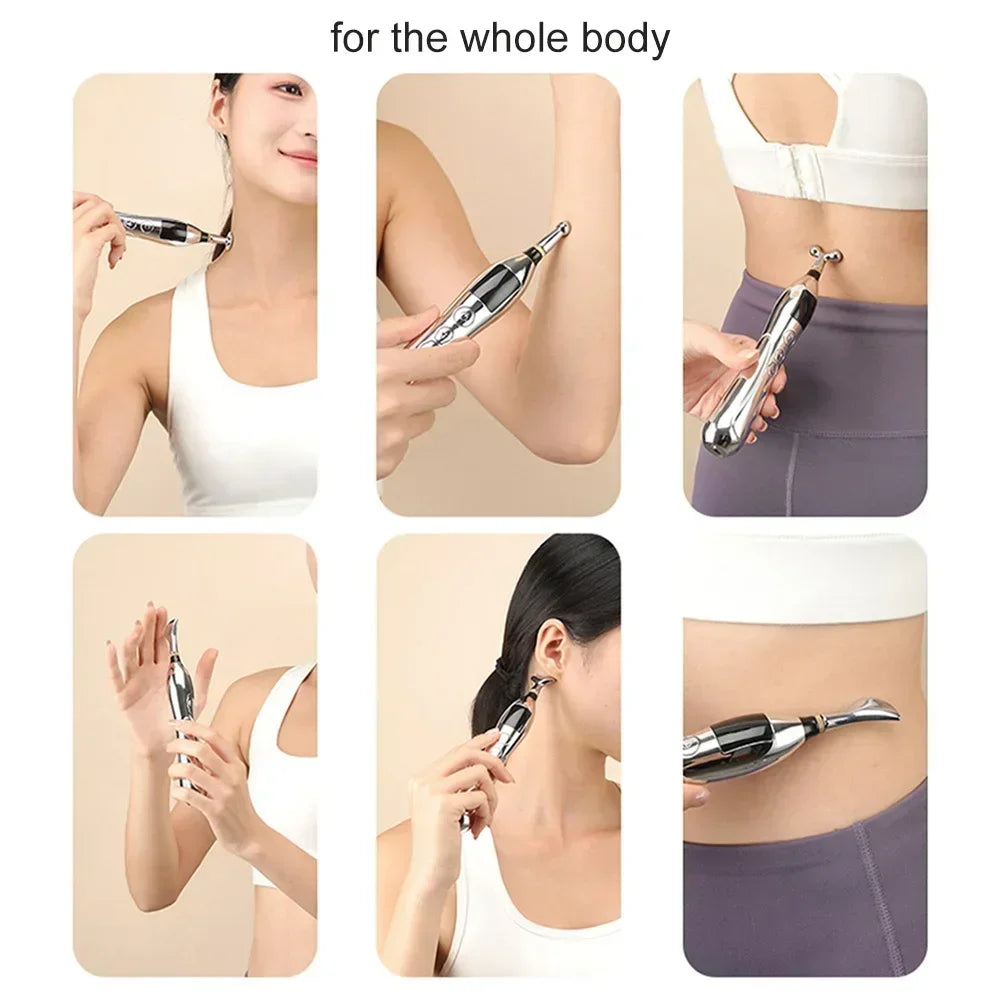 Meridian Acupuncture Pen with Electronic Laser Pointer TENS, EMS set