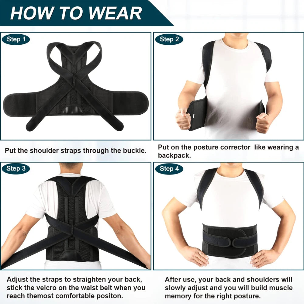 BodyFix™ Adjustable Back & Shoulder Posture Corrector My Store