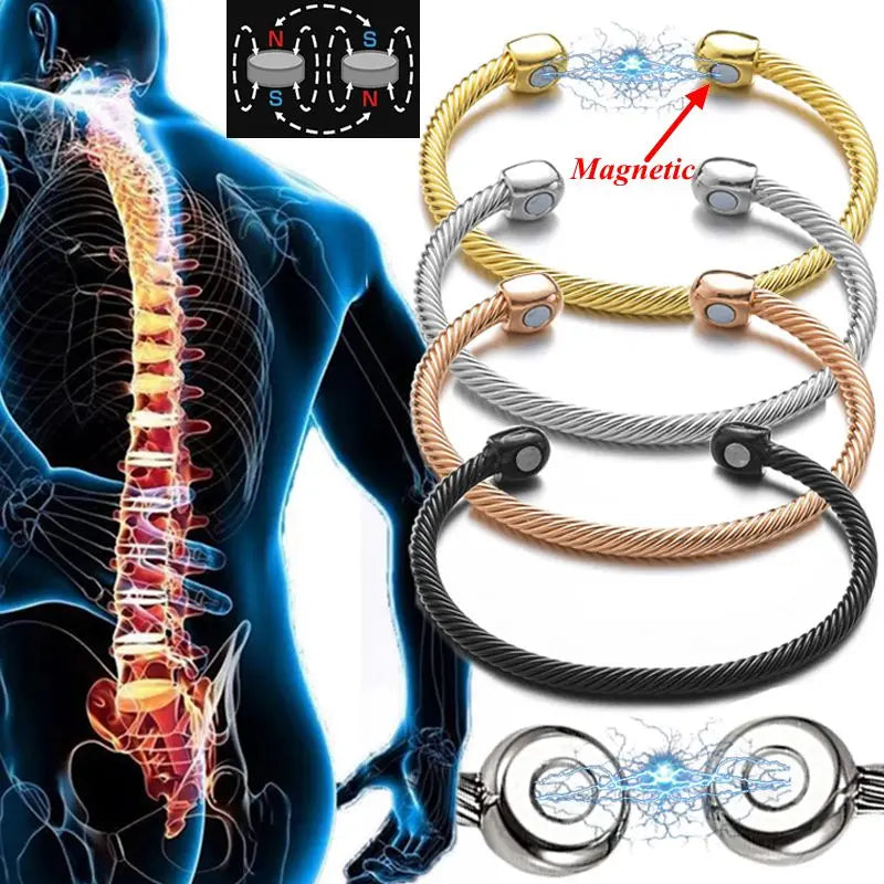 Regenbrace™ Magnetic Therapy Open Bracelet MedikStat