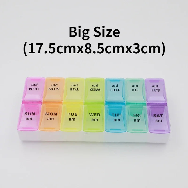PillBox™ Weekly Portable Travel Pill Organizer My Store