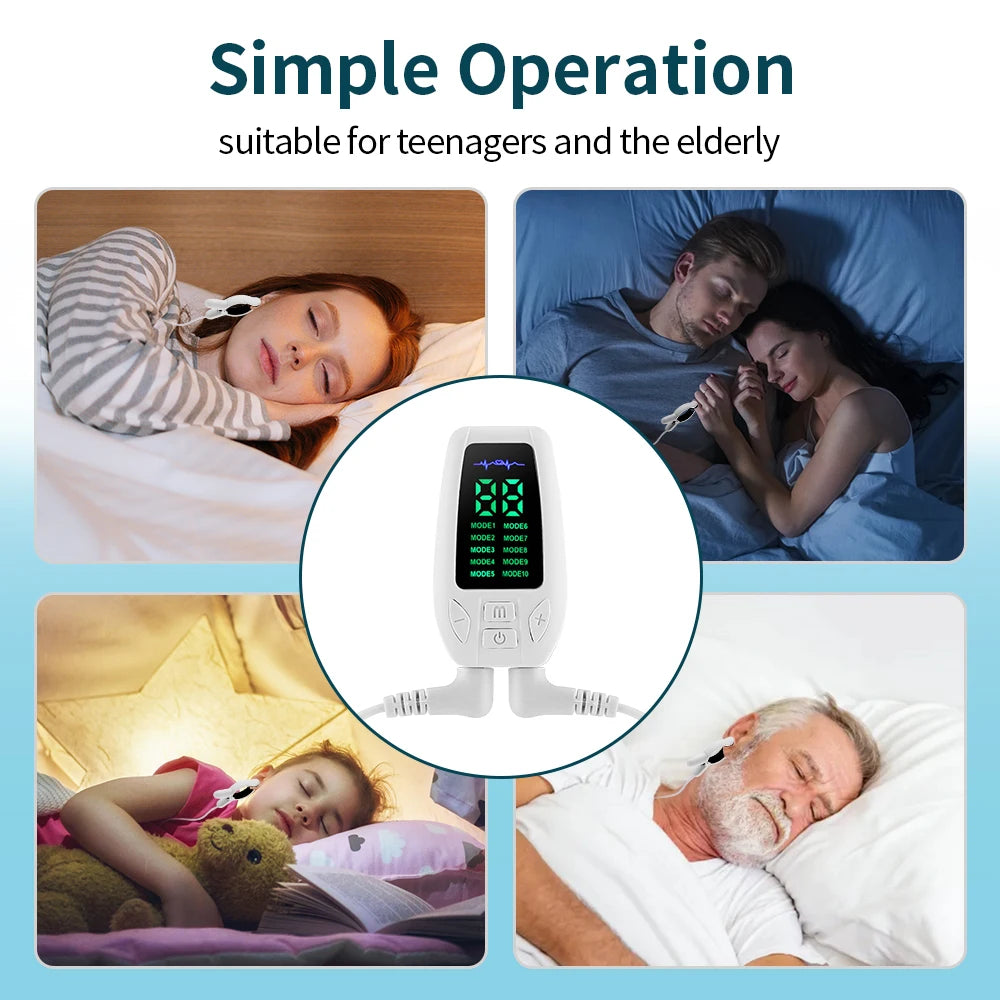 Sleep Aid Device with Clips for Relaxation