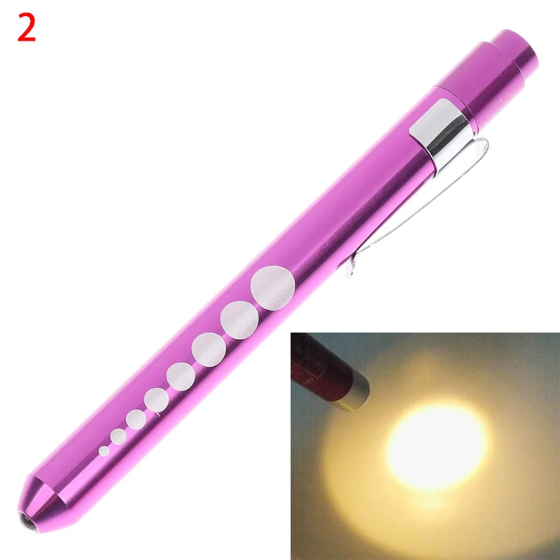 LED Medical Penlight with Pupil Gauge