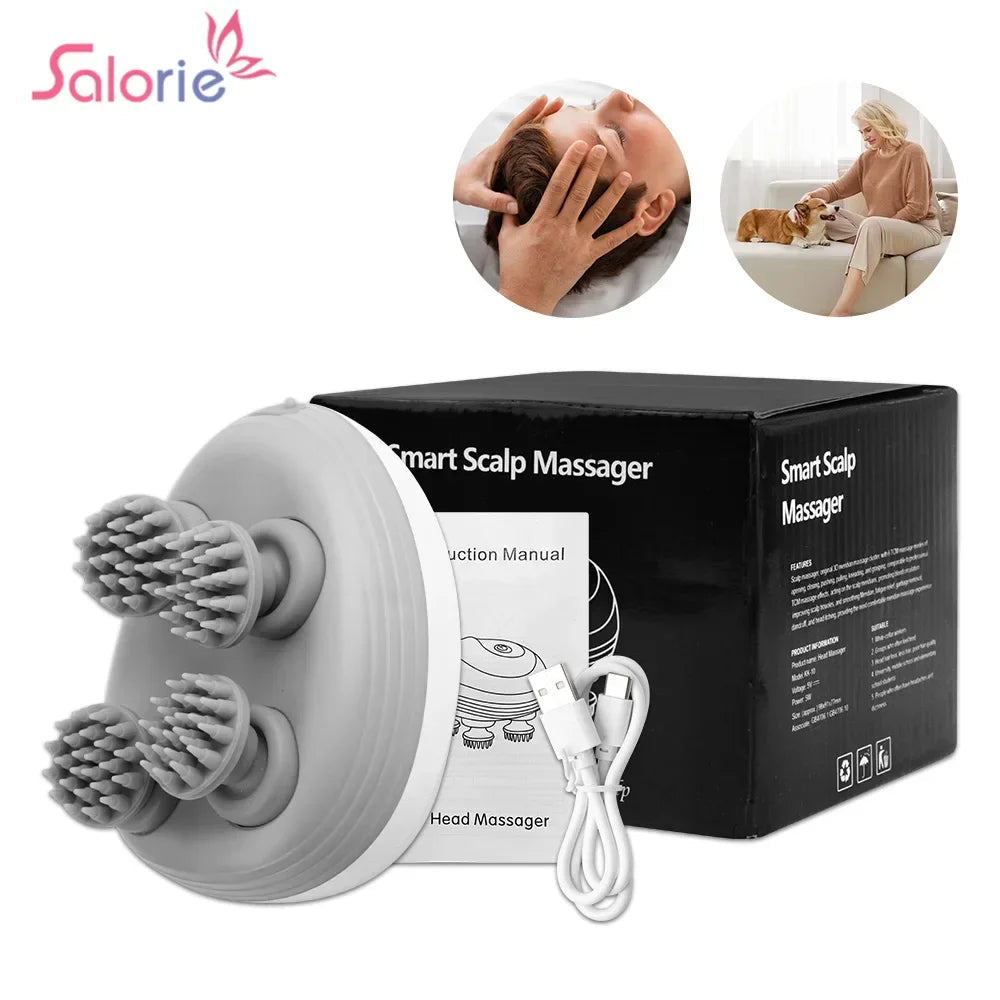Lunamass™ Electric Head Scalp Massager MedikStat