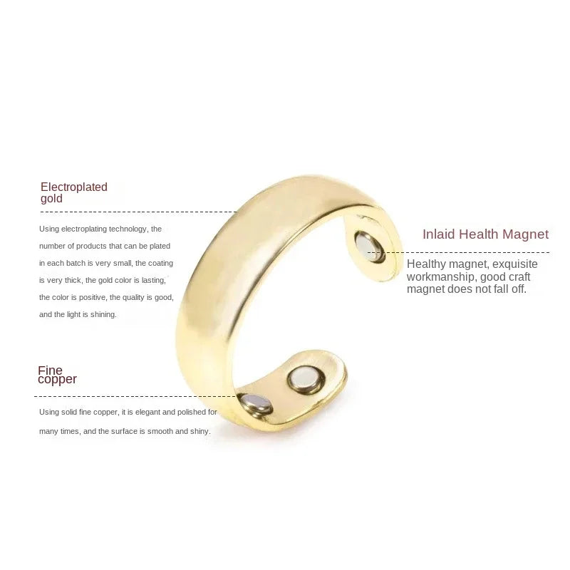 Magnetic-inspired Acupressure Ring for Restful Nights