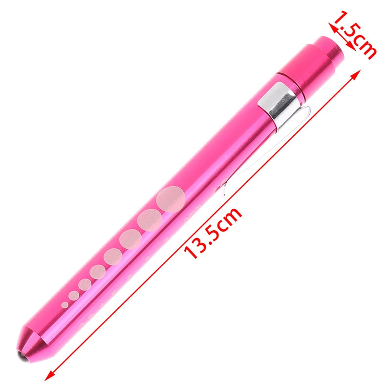 LED Medical Penlight with Pupil Gauge